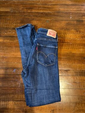 Levi's Dark Indigo Skinny Jeans - Blue